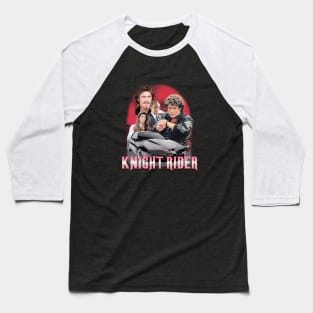 KITT and Michael Knight Baseball T-Shirt